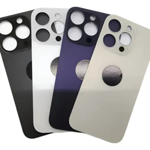 TAPA VIDRIO TRASERO IPHONE 14 PRO-CON LOGO(BIG HOLE)