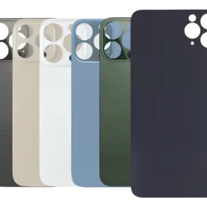 TAPA VIDRIO TRASERO IPHONE 13 PRO-CON LOGO(BIG HOLE)