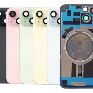 TAPA VIDRIO TRASERO IPHONE 15-(CON LENTES DE CAMARA)