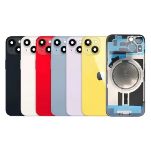 TAPA VIDRIO TRASERO IPHONE 14-CON LENTES DE CAMARA